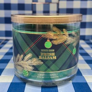 🌲FRESH BALSAM 3-WICK CANDLE NWT
